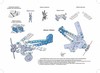 Конструктор металлический с подвижными деталями Самолет 2030 - Р56471