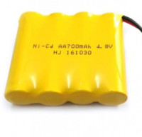 Аккумулятор NI-CD AA 4.8V 700MAH форма FLATPACK разъем Tamiya - NICD-AA-48F-700-Tamiya