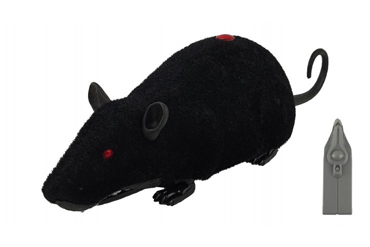 Радиоуправляемая крыса Cute Sunlight Toys (27 см, светятся глаза) - ZF-791-Black