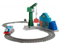 Игровой набор Mattel с паровозиком Томасом и подъемным краном Крэнки - DVF73