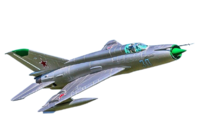 Радиоуправляемый самолет FreeWing MiG-21 KIT Plus - FJ21011A+