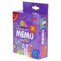 Настольная игра Hatber МЕМО Улитки 36 карточек - 36ИнМ-26160