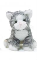 Мягкая игрушка Teddykompaniet Котенок, серый, 23 см - grey|ast1778