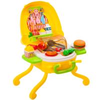 Игровой набор Bondibon кафе фастфуд в чемоданчике, свет, звук - ВВ3699