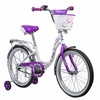 Велосипед Novatrack Butterfly 20*, белый-фиолетовый - 207BUTTERFLY.WVL9