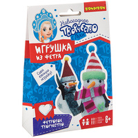Набор для творчества Bondibon *Ёлочные игрушки своими руками. Снеговички* - ВВ3092