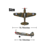 Уценка. Радиоуправляемый самолет Volantex RC P40 Warhawk with Gyro 400мм RTF 2.4G - EXA76113R_sale3