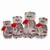 Мягкая игрушка Budi Basa Басик с букетом красных роз 30 см - Ks30-080