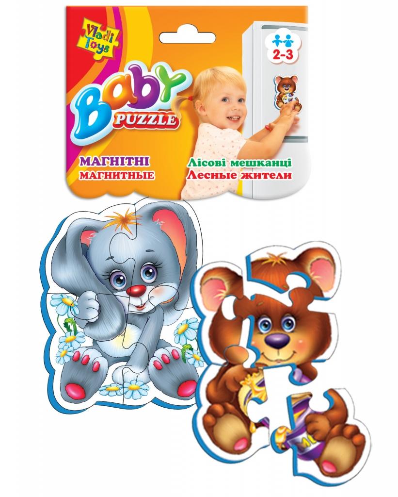 Пазл Vladi Toys Лесные жители магнитный - VT3208-03