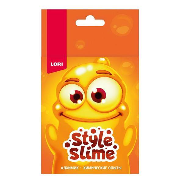 Набор для экспериментов LORI Химические опыты Style Slime Жёлтый - Оп-099