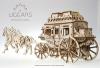 3D-пазл механический Ugears - Почтовый дилижанс - 70045