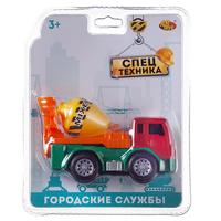 Машинка инерционная Abtoys Cпецтехника Бетономешалка мини - C-00464