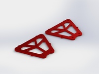 Распорки подвески ARRMA (алюм) 2шт - AR320264