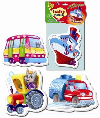 Пазл Vladi Toys Baby puzzle Транспорт - VT1106-08
