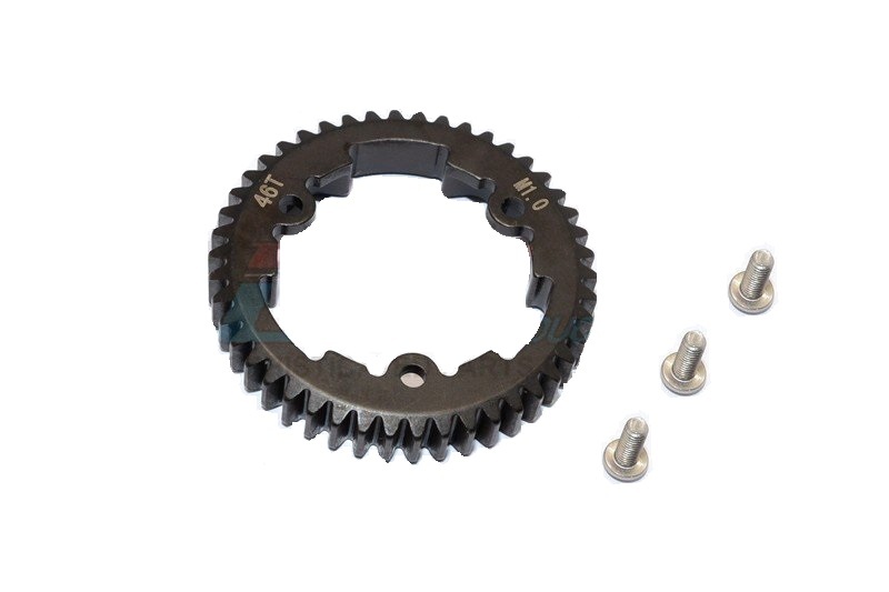 Стальная цилиндрическая шестерня TRAXXAS XO-1 Steel Spur Gear 46T (M1.0) - 1pc - GPM XO046TS - XO046TS-BK