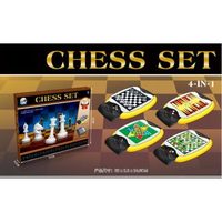 Настольная игра 4 в 1, поле 24*31см - 477J-4T