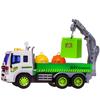 Машинка Abtoys Спецтехника Мусоровоз с мусорными баками, инерционная, свет, звук масштаб 1:16 - C-00493