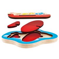 Вкладыши 3D Hape Самолет - E1611_HP