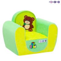 Игровое кресло *Медвежонок*, цвет Желтый+Салатовый - PCR316-03