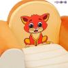 Игровое кресло Paremo *Котенок*, цвет Бежевый+Оранжевый - PCR316-04