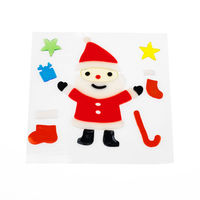 Новогоднее украшение Snowmen Гелевая аппликация 20*20 см - Е80138