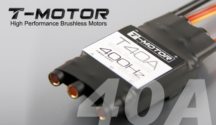 Регулятор T-Motor 40А (400Hz) для бесколлекторного мотора - EF-40AESC