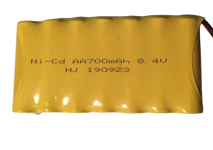 Аккумулятор Ni-Cd 8.4v 700mah форма Flatpack разъем JST - NICD-84F-700-JST