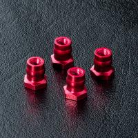 Шаровая опора Alum. ball connector nut 4.8 (red) (4) - MST-820097R