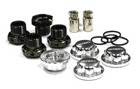 Хексы колесные 24мм (серебро) 4шт выступ +3мм для HPI Savage - C23335SILVER
