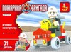 Конструктор Ausini Пожарная машина, 31 деталь, 21101