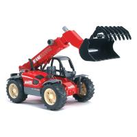 Погрузчик колёсный Bruder Manitou MLT 633 с телескопическим ковшом - 02-125
