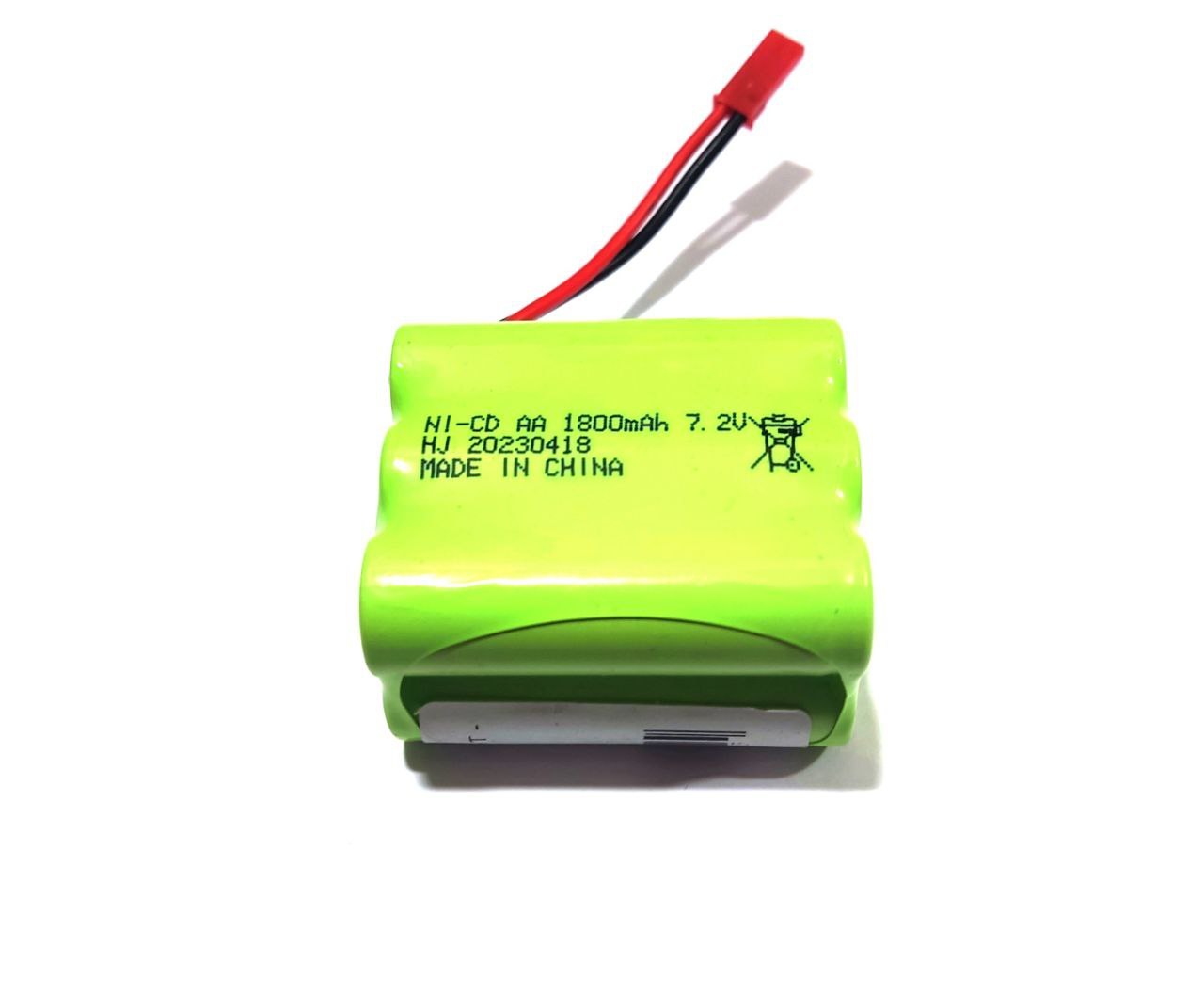 Аккумулятор Ni-Cd 7.2v 1800mah форма Row разъем JST - NICD-72R-1800-JST