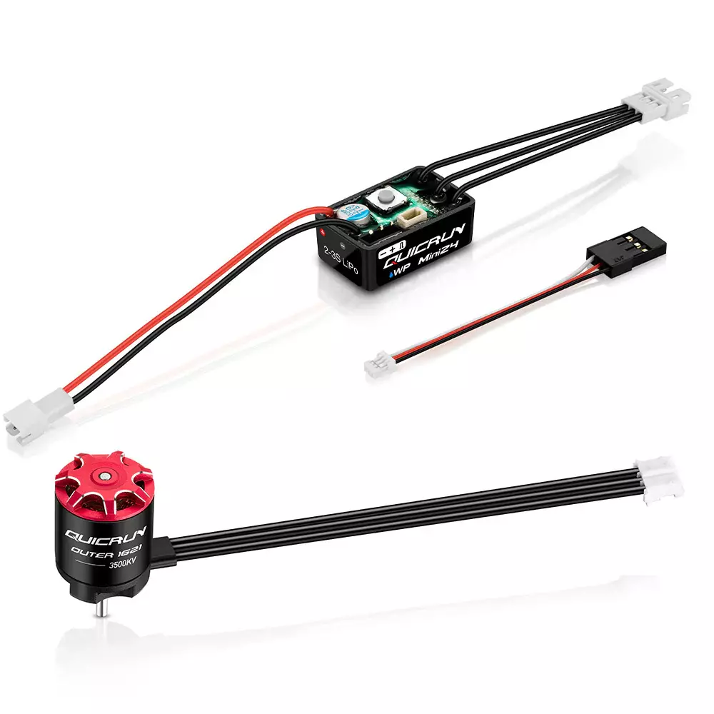 Бесколлекторная влагозащищенная система QuicRun WP MINI24 | Outer 1621SL 3500KV - HW-38020436