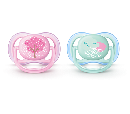 Пустышка Philips Avent Ultra Air Design 0-6 месяцев 2 шт - SCF343|20