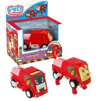 Заводная фигурка Dracco Pets on Wheels Пожарная машина Обезьяна Фредди - D179001-3852