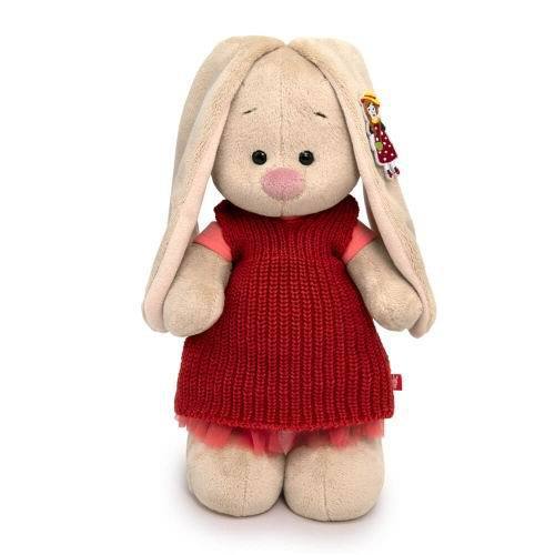 Мягкая игрушка BUDI BASA Зайка Ми в вязаном сарафане малый 25 см - StS-495