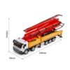 Металлический грузовик бетононасос HuiNa Toys масштаб 1:50 - HN1709-RED