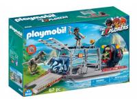Конструктор Playmobil Динозавры: Вражеское воздушное судно с ящером - 9433pm