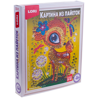 Картина из пайеток LORI Оленёнок - Ап-010