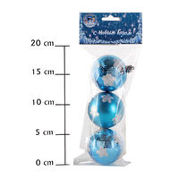 Набор елочных шаров Shenzhen Toys (6 см, 3 штуки) - Е94275