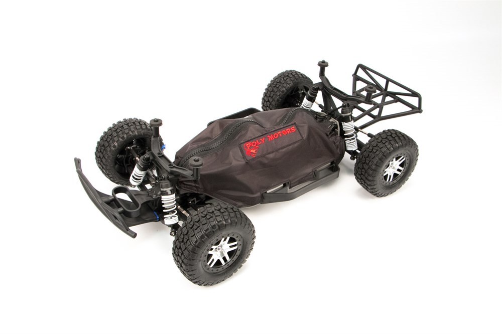 Защитный чехол для радио модели RC TRAXXAS SLASH 4WD LOW 1:10 зимний на липучках - PolyM-CovSL4WDL01Bl
