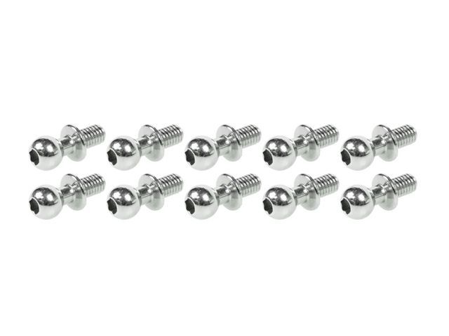 Шаровые стойки Aluminum 4.8mm Ball Stud L=6 (10 pcs) цвет Titanium - 3RAC-BS4806|TI