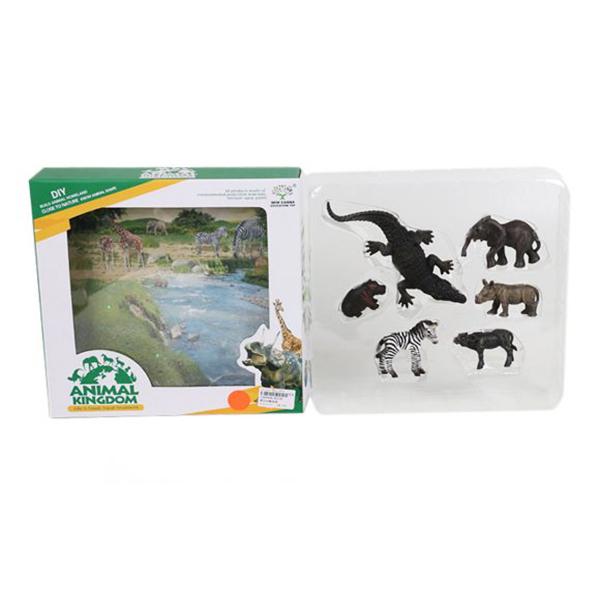 Набор фигурок Shantou Gepai Дикие животные, 6 шт - X010B