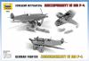 Сборная модель Немецкий истребитель Мессершмитт Bf-109F4 масштаб 1:48 - 4806