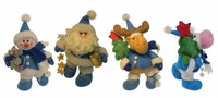 Фигурка Snowmen *Дед Мороз. Снеговик*, 25 см - Е80720