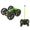 Радиоуправляемая машина-перевёртыш 1Toy Hot Wheels, вращение на 360°, свет, чёрно-зелёная - Т10978