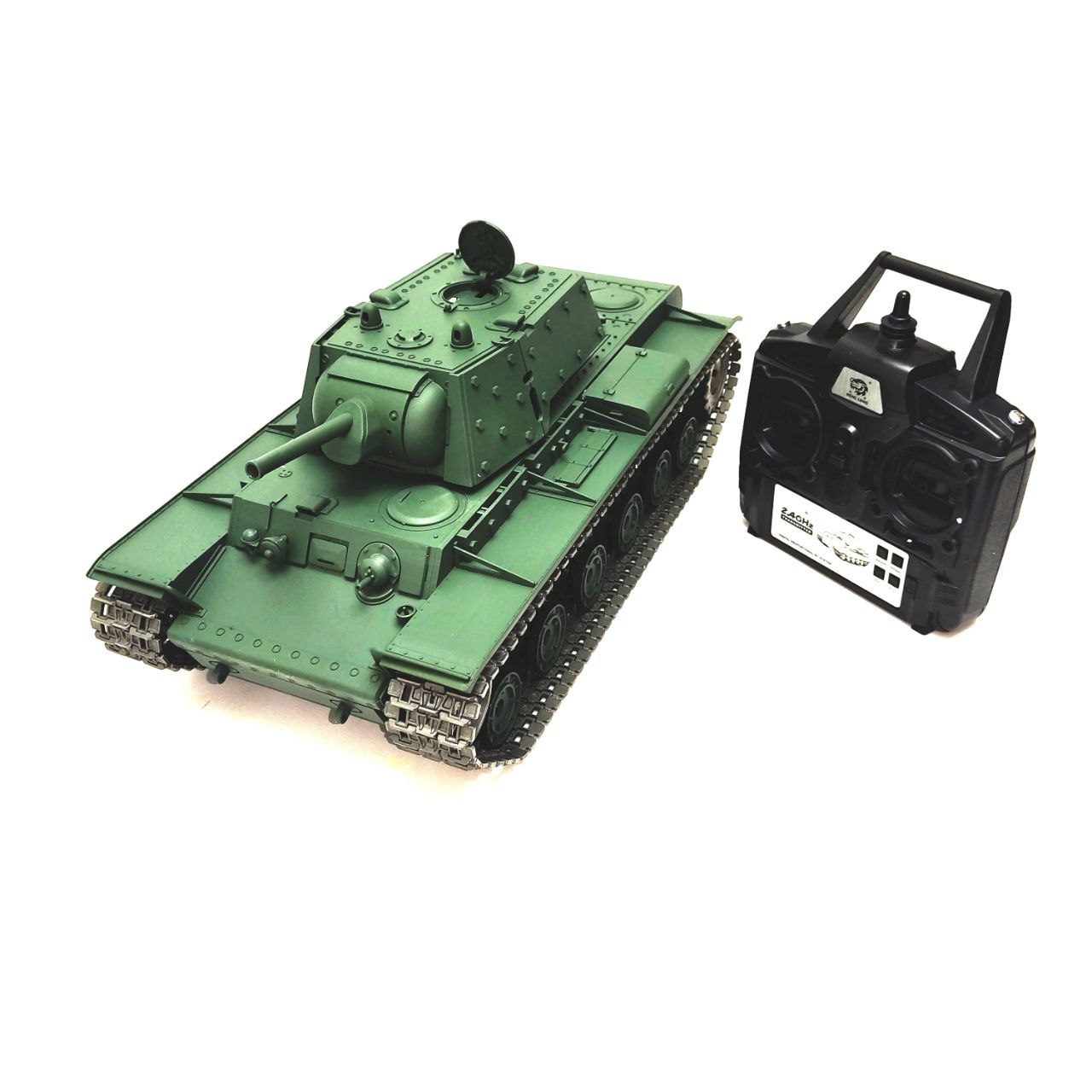 Радиоуправляемый танк Heng Long KV-1 (Россия) UpgA V7.0 RTR масштаб 1:16 2.4G - 3878-1UpgA V7.0