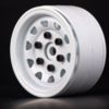Диски beadlock 1.9 металлические штампованные белые 10 треугольных отверстий 4pcs - SWS-AR617WH
