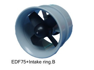 Импеллер EDF-75 c коллекторным мотором EM 400, 1шт, GWS - EF-GWEDFO75