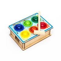 Развивающая игрушка Woodlandtoys Стучалка Краски - 115403